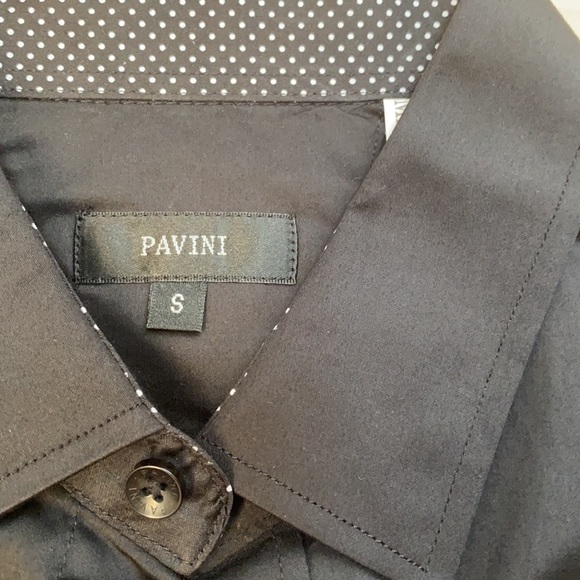 NWT Pavini Button Front Small Long Sleeve Shirt - Picture 4 of 10